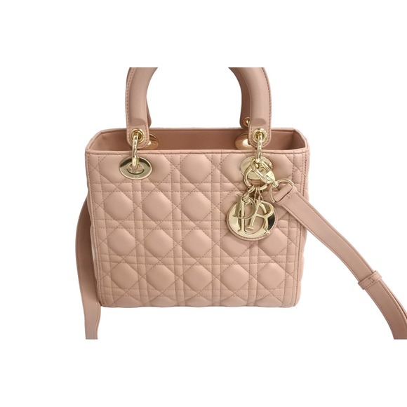 Dior   Handbag Christian Lady Medium Cannage Leather - Picture 1 of 9